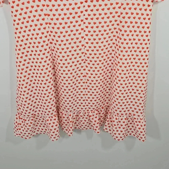 {Princess Polly} Erin Mini Dress in Heart Print - Size 8 - Picture 11 of 16